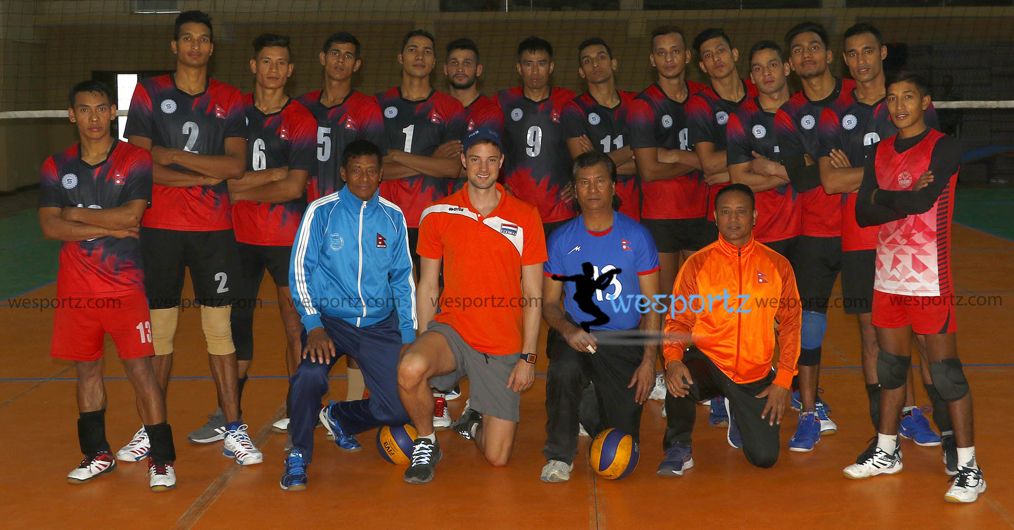 Men volleyball team for SAG